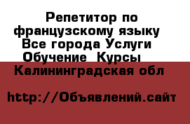 Репетитор по французскому языку - Все города Услуги » Обучение. Курсы   . Калининградская обл.